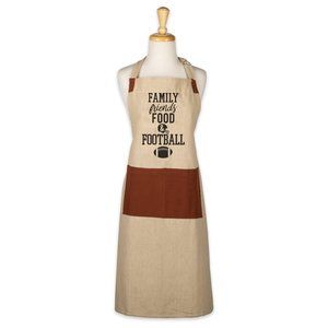 Design Imports Friends Family Football Apron